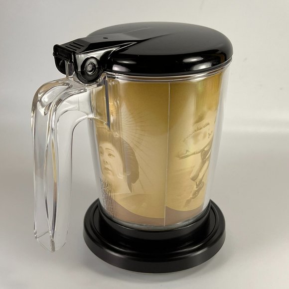 Teavana Perfectea Maker Tea Steeper Infuser Perfect Tea Clear Black 16oz - Picture 2 of 16